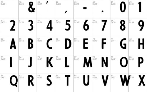56Th Street Font 1