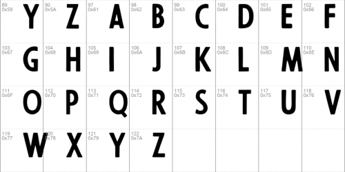 56Th Street Font 2
