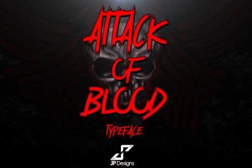 Attack Of Blood Font 1