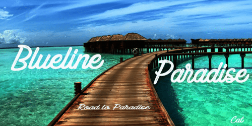 Blueline Paradise Font 1