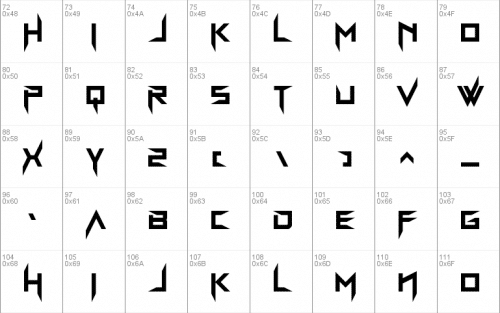 Bravada Arma Font 2