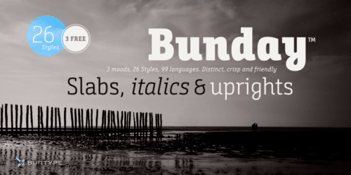 Bunday™ Slab Font Family