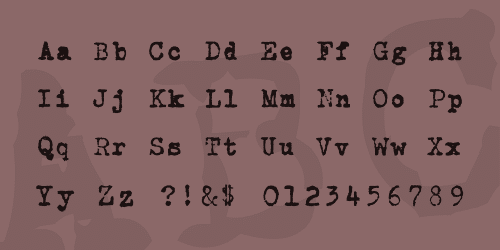 Carbontype Font 2