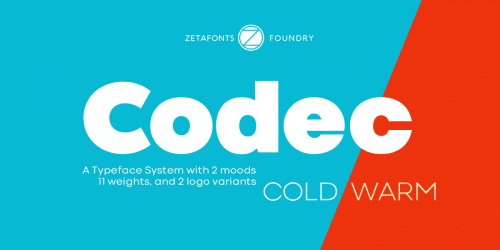 Codec Cold Font