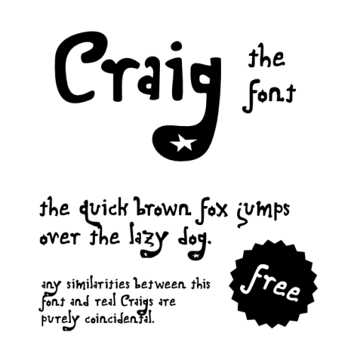 Craig Font