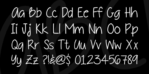 Daddy's Girl Font 3