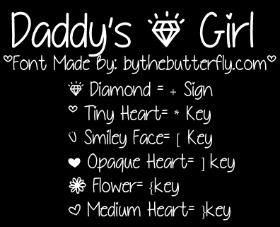 Daddy's Girl Font 4