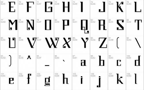 Decotech Font 2