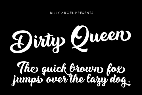Dirty Queen Font