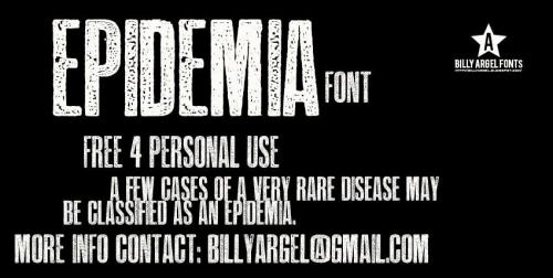 Epidemia Font