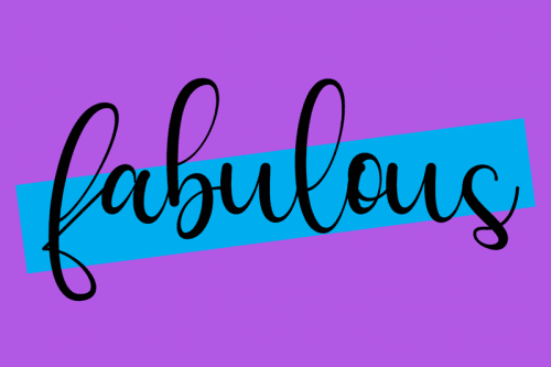 Fabulous Calligraphy Font
