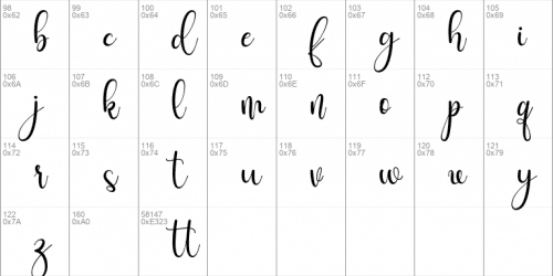 Fabulous Calligraphy Font 2