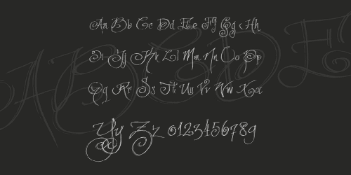 Fancy Pens Font 1