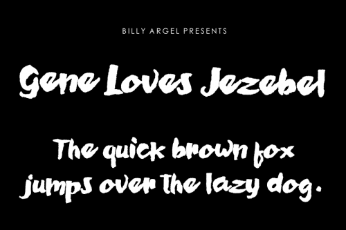 Gene Loves Jezebel Font