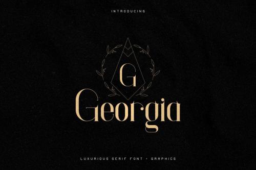 Georgia Luxurious Serif Font