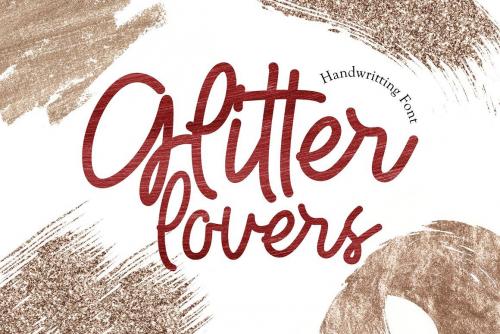 Glitter Lovers Font 1