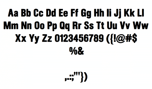 Gryphon Rock Font 1