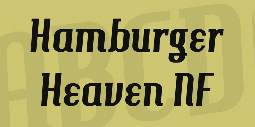Hamburger Heaven NF Font