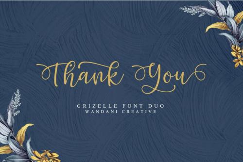 Hello Grizelle Font Duo 12