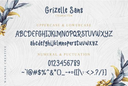 Hello Grizelle Font Duo 8