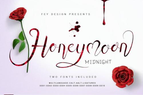 Honey Moon Midnight Free Font