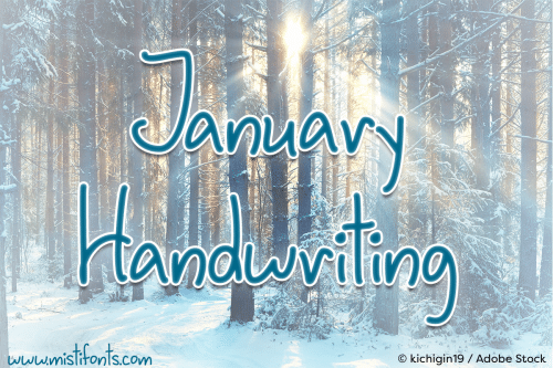 January Handwriting Font 1