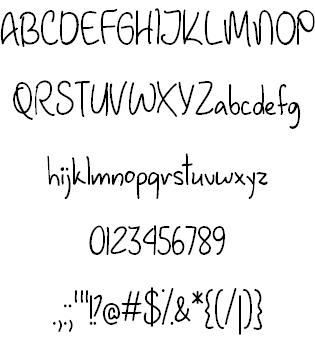 January Handwriting Font 2