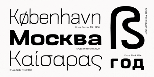 Kruda Font 1