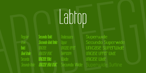 Labtop Font