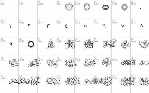 Lafadz Font 1