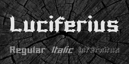 Luciferius Font Family 1