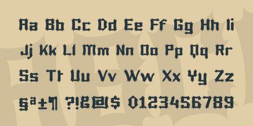 Luciferius Font Family 4