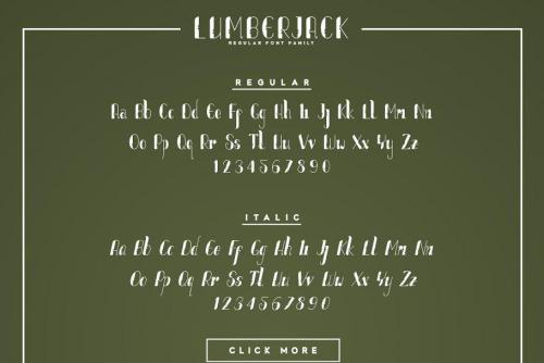 Lumberjack Font Family 11
