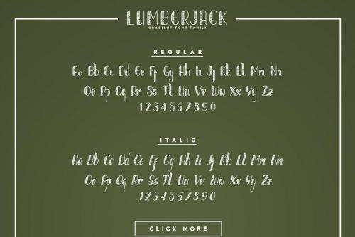 Lumberjack Font Family 9