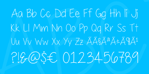 My First Crush Font 3