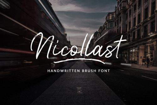 Nicollast Handwritten Brush Font 1