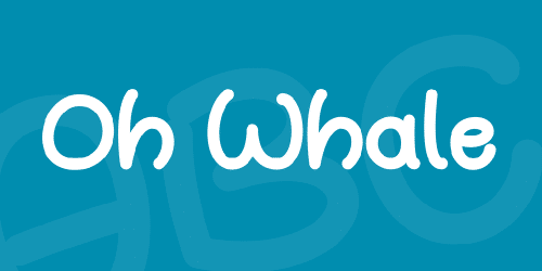 Oh Whale Font 4