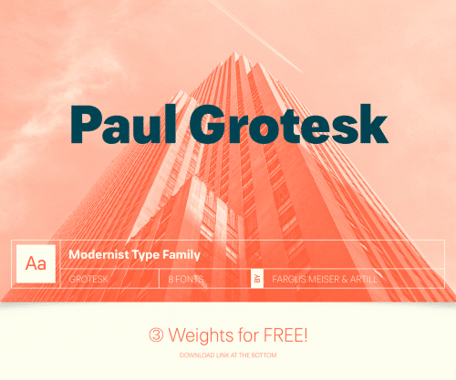 Paul Grotesk Font 1