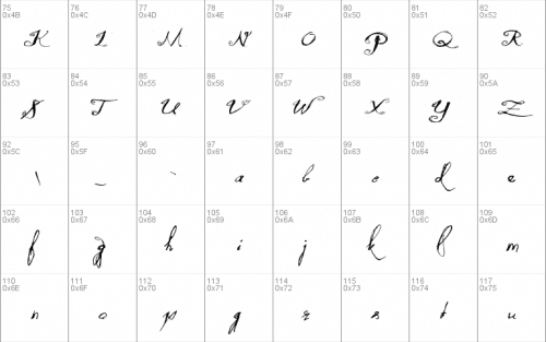 Quilted Butterfly Font 2