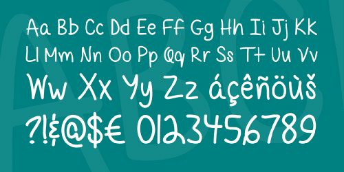 Quirky and Messy Font 3