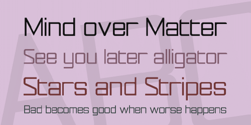 Rational Integer Font 1