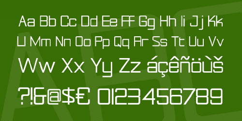 Rational Integer Font 2