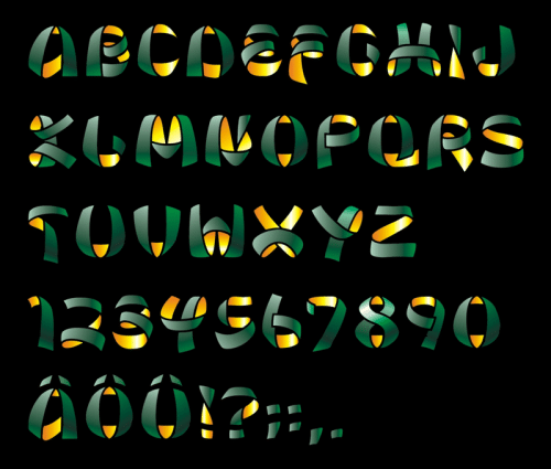 Ribbon Font