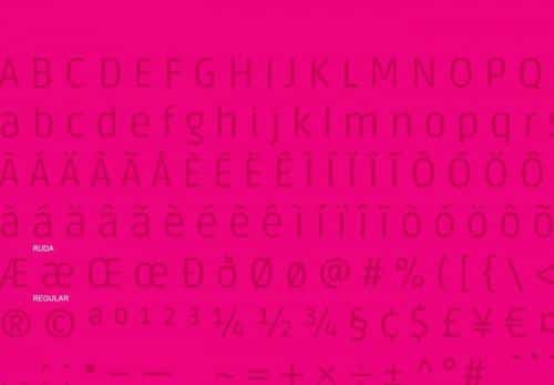 Ruda Font 1