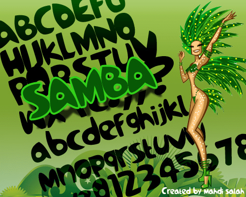 Samba Font 1