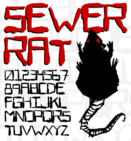 Sewer Rat Font
