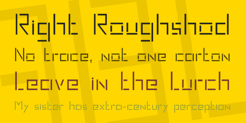 Sharp Cardinal Font 1