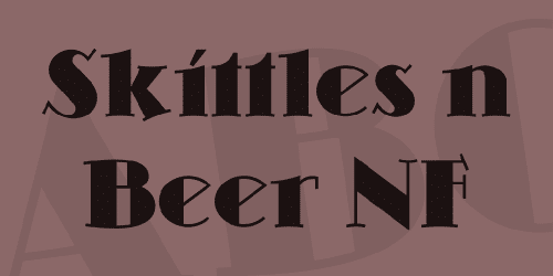 Skittles N Beer Nf Font
