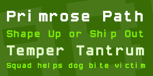 Small Pixel7 Font 1