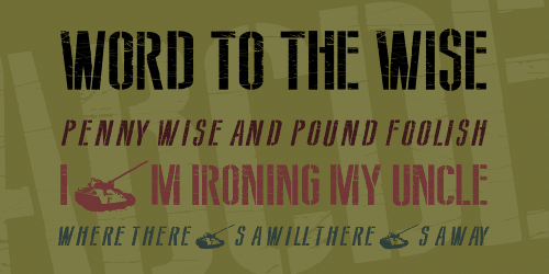 Soviet Style Font 1